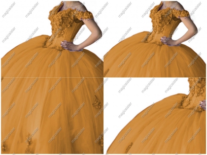 Factory wholesale customized 3D floral quinceanera dress