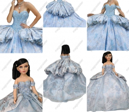 Beautiful Hotselling Matching Barbie and Bear Dress