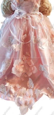 Beautiful Hotselling Matching Barbie and Bear Dress