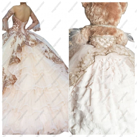 Blush Factory Wholesale Hotselling Matching Barbie and Bear Dress