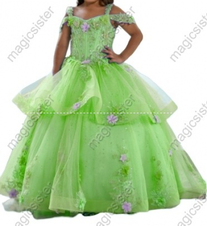 Sage eautiful Mini Quinceanera Dress