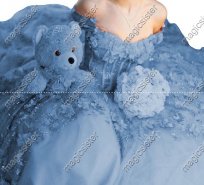 Factory Wholesale Hotselling Matching Barbie and Bear Dress