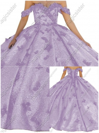 Factory Wholesale New Style Butterfly Quinceanera Dress