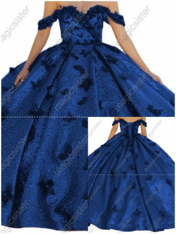 Factory Wholesale New Style Butterfly Quinceanera Dress