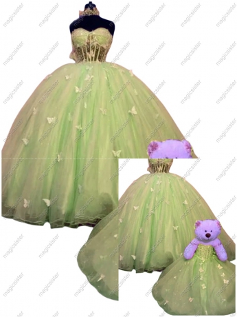 Sage Hotselling Matching Barbie and Bear Dress