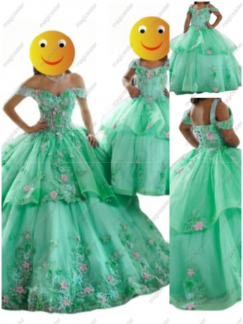 Sage Mini Quinceanera Dress