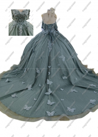 Factory Wholesale TopSelling Sage Quinceanera Dress