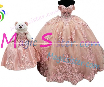 Blush Factory Wholesale Hotselling Matching Barbie and Bear Dress