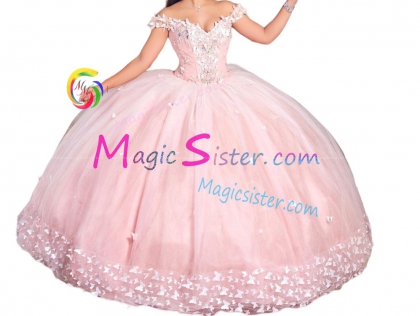 Hotselling Luxury Blush Factory Wholesale Quinceanera Dress