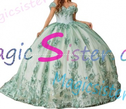 Luxury TopSelling Sage Quinceanera Dress