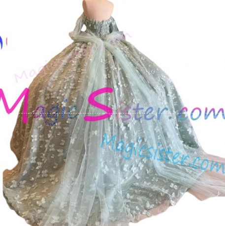 Beautiful TopSelling Sage Quinceanera Dress