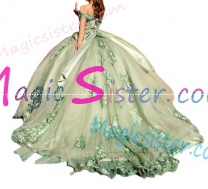Hotselling Sage Quinceanera Dress