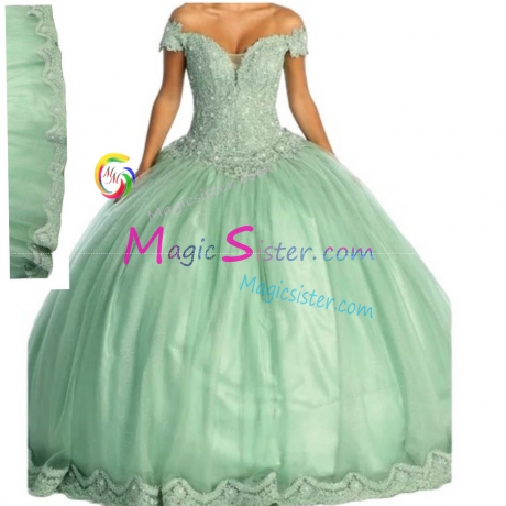 Luxury TopSelling Sage Quinceanera Dress