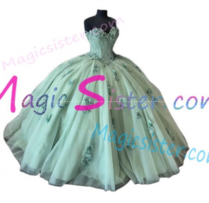 Luxury TopSelling Sage Quinceanera Dress