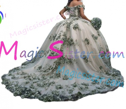 Pretty TopSelling Sage Quinceanera Dress