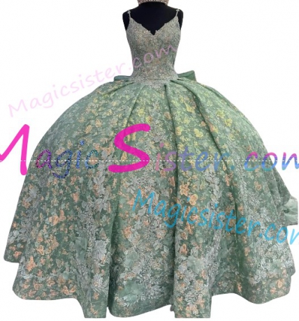 Pretty TopSelling Sage Quinceanera Dress