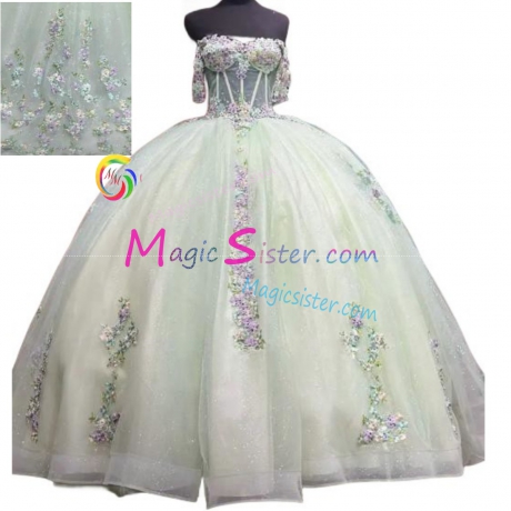 Pretty TopSelling Sage Quinceanera Dress