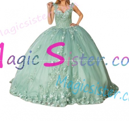 TopSelling Sage Quinceanera Dress