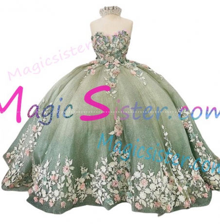 TopSelling Sage Quinceanera Dress