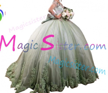 Beautiful TopSelling Sage Quinceanera Dress