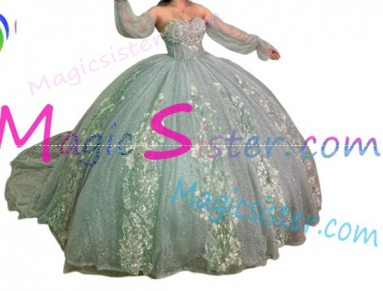 Hot Selling Sage Quinceanera Dress