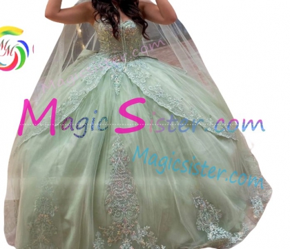 Luxury TopSelling Sage Quinceanera Dress
