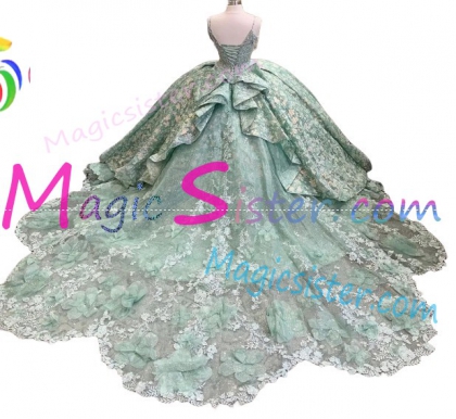 Pretty TopSelling Sage Quinceanera Dress