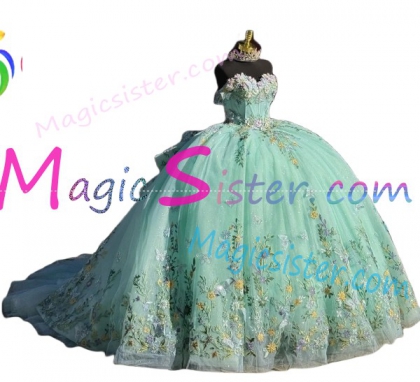 TopSelling Sage Quinceanera Dress