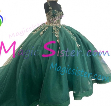 Beautiful Topselling Emerald Green Quinceanera Dress