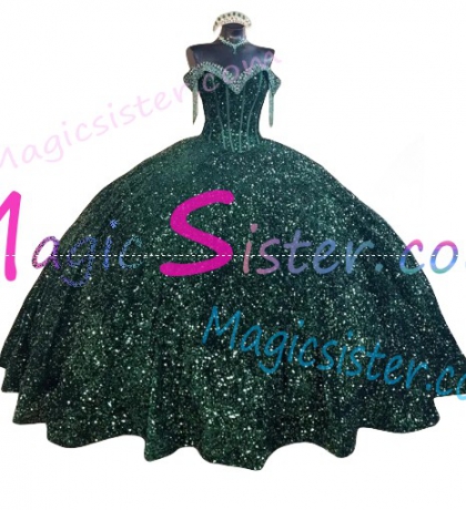 Beautiful Topselling Emerald Green Quinceanera Dress