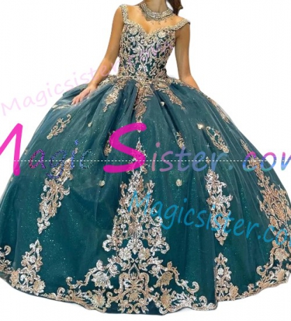 Beautiful Topselling Emerald Green Quinceanera Dress