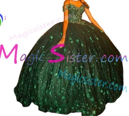 Emerald Green Luxury Topselling Quinceanera