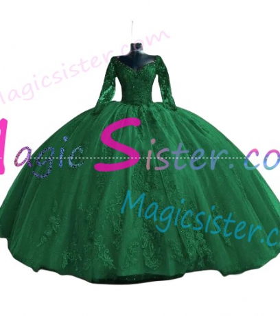 Factory Wholesale Topselling Emerald Green Quinceanera Dress