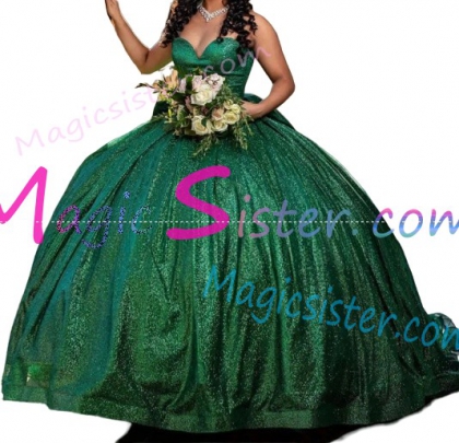Factory Wholesale Topselling Emerald Green Quinceanera Dress