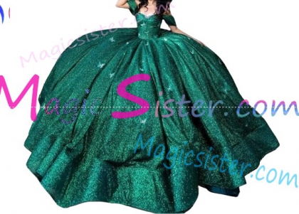 Luxury Topselling Emerald Green Quinceanera Dress