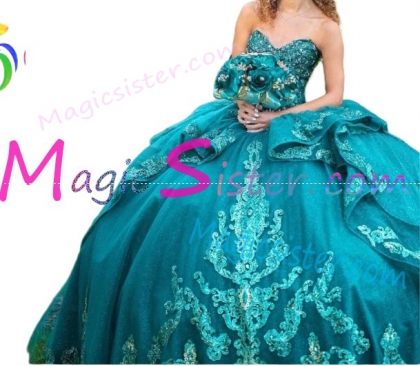 Luxury Topselling Emerald Green Quinceanera Dress