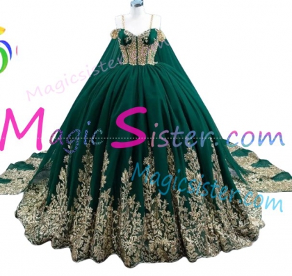 Luxury Topselling Emerald Green Quinceanera Dress