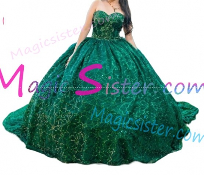 Luxury Topselling Emerald Green Quinceanera Dress