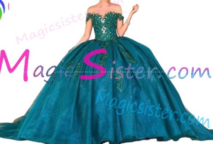 Luxury Topselling Emerald Green Quinceanera Dress
