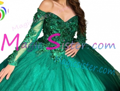 Beautiful Topselling Emerald Green Quinceanera Dress