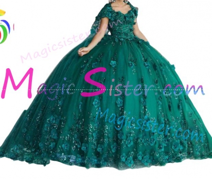 Beautiful Topselling Emerald Green Quinceanera Dress