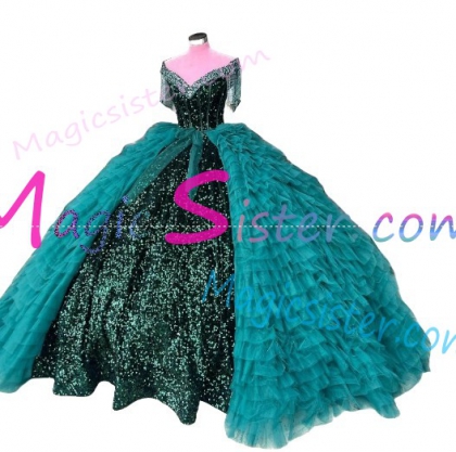 Emerald Green Topselling Quinceanera Dress