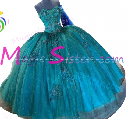 Emerald Green Topselling Quinceanera Dress