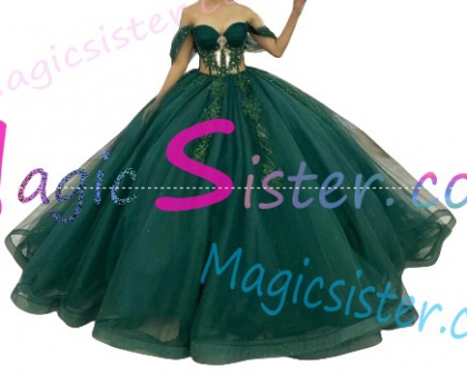 Emerald Green Topselling Quinceanera Dress