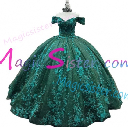 Emerald Green Topselling Quinceanera Dress