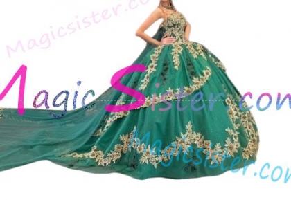 Emerald Green Topselling Quinceanera Dress