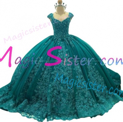 Luxury Topselling Emerald Green Quinceanera Dress