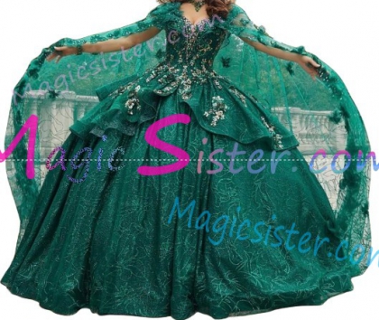 Luxury Topselling Emerald Green Quinceanera Dress