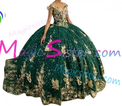 Luxury Topselling Emerald Green Quinceanera Dress