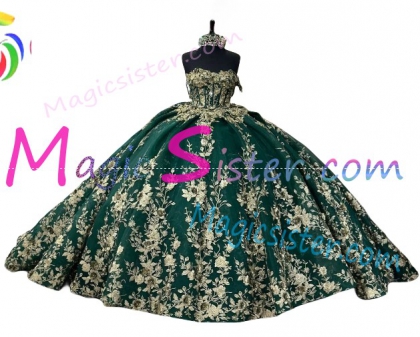 Luxury Topselling Emerald Green Quinceanera Dress